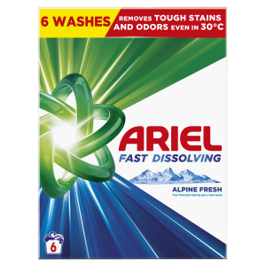 Pesupulber Mountain Spring, 6 pesukorda, ARIEL, 330 g