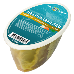 VIRU RAND Praetud heeringafileed koduses marinaadis 500g
