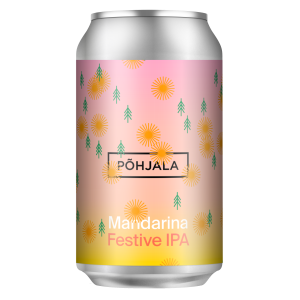 PÕHJALA õlu Mandarina Festive IPA hele 5,5% 33cl (purk)