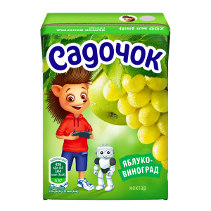 Sadochok õuna-viinamarja nektar 0.2L