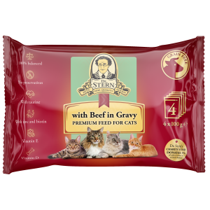 Dr.Stern 4 pack Premium kassieine veiseliha kastmes 4*100g