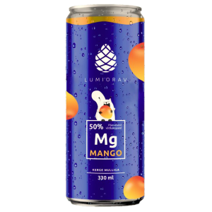 LUMIORAV Magneesiumivesi mango kerge mulliga 0,33l (purk)