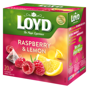 Loyd Puuviljatee 20*2g vaarika-sidruni