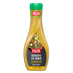 Salatikaste Mee ja sinepiga Felix 375g