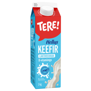 Keefir 2.5% +D-vitamiin Hellus 1kg laktoosivaba