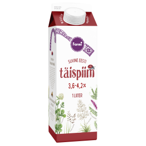 Farmi täispiim 3.6%-4.2% 1L pure