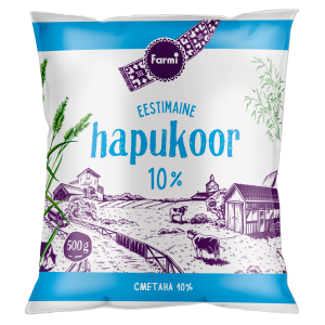 Farmi hapukoor 10% 500g kilepakk
