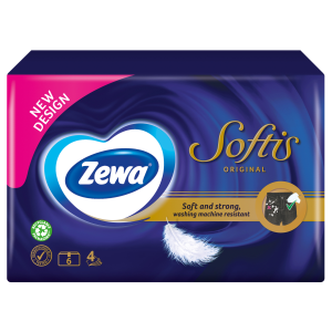 Zewa Softis taskurätikud 4kih 6*9tk