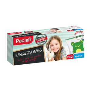 Võileivakott Paclan click-sulguriga 42tk