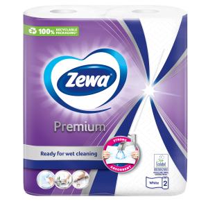 Zewa Premium majap/paber 2tk valge