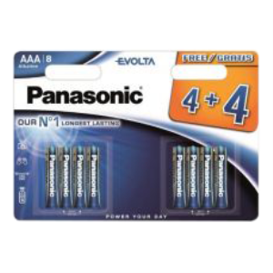 Panasonic Evolta patarei AAA LR03 4+4tk