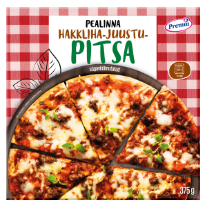 Pealinna Suur hakkliha-juustu pitsa 375g