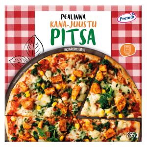 Pealinna Suur kana-juustu pitsa tom.355g