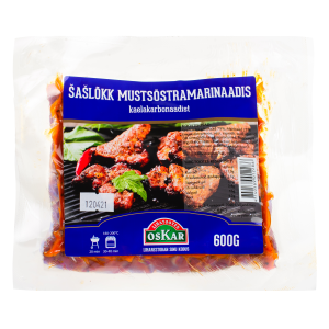 Oskar shaslõkk mustsõstramarinaadis 600g