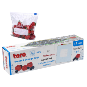 Säilituskotid Toro Extra slide 1L 15tk