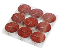 Teeküünal Provence 9tk karbis punane