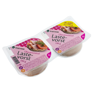 RLK Lastevorst 380g 2-pakk viil