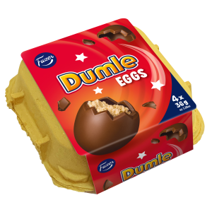 Fazer Dumle Mousse shok.muna 4-pakk 144g