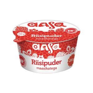Aasa Riisipuder maasikatega 200g