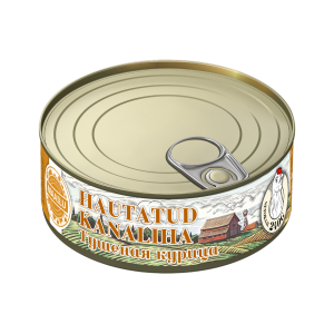 Maailu hautatud kanaliha 240g konserv