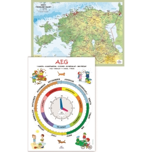 Aeg/Eesti kaart A4 EOMAP