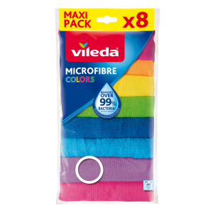 Vileda mikrofiiberlapp Multi-pakk 8tk