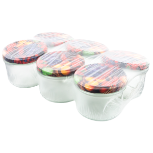 Klaaspurk kmpl 235ml 82mm kaaneg 6tk