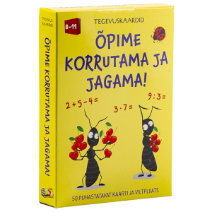Tegevuskaardid Õpime korrutama ja jagama