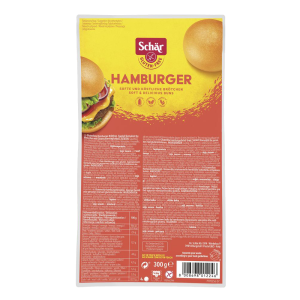 Schär hamburgerikuklid 4tk 300g gl.vaba