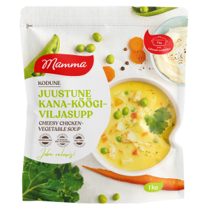 Mamma juustune kana-köögiviljasupp 1kg