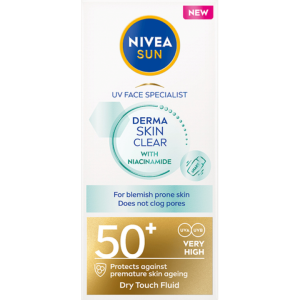 Nivea Sun Derma SPF50+ näole 40ml