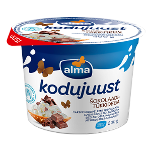 Alma kodujuust shok.tükkidega200g l.vaba