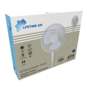 Ventilaator reg.jalaga 40cm 45W valge