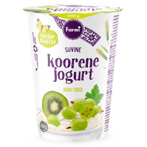 Farmi Koorene kiivi-tikri jogurt 400g
