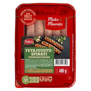 M&M fetajuustu-spinati toorvorstike 400g