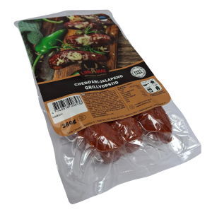 Linnamäe Cheddar-jalapeno grillvorst380g