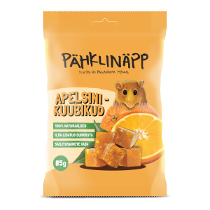 Pähklinäpp Apelsinikuubikud 85g