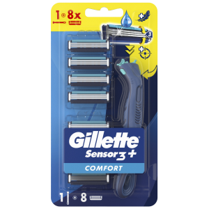 Gillette Sensor3 Comfort terad 8tk+käep.