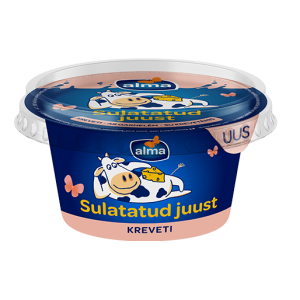 Alma sulatatud juust kreveti 200g