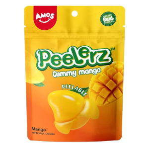 Amos kummikomm Peelerz 65g mango