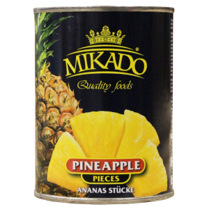 Mikado Ananassitükid 565g kerges siirup