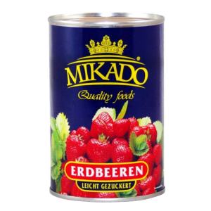 Mikado maasikad 410g kerges siirupis