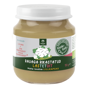 Nogel 4K Mahe lillkapsapüree rauaga 120g