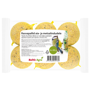 Rasvapallid aia- ja metsalindudele 6*90g
