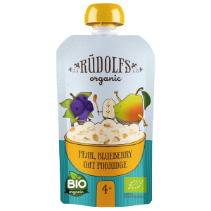 Rudolfs 4K Kaerapuder 110g pirni-mustika