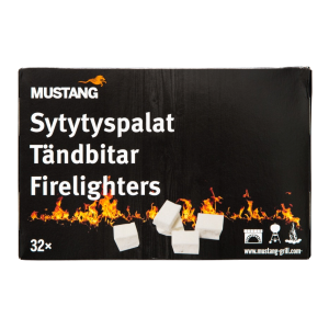 Mustang süütekuubikud 32tk valge