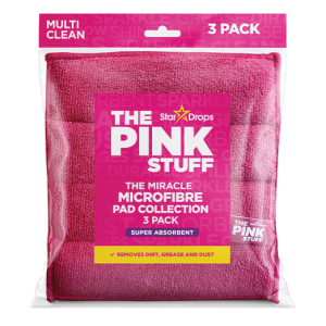 Pink Stuff svammlapp mikrofiiber 3tk