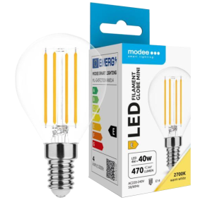 LED lamp Globe mini E14 G45 4W Filament