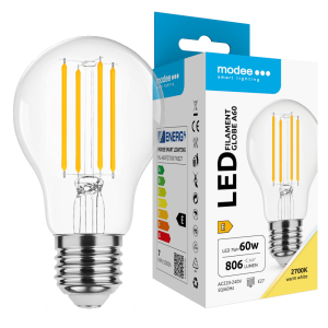 LED lamp E27 A60 7W 806lm 2700K Fil.Mode