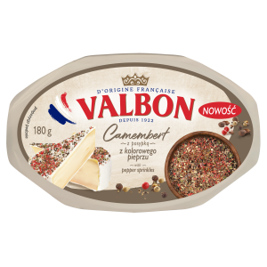 Valbon V/h.juust Camembert pipraga 180g